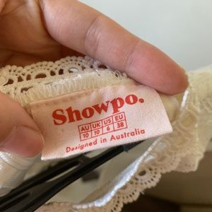 Showpo White Lace Dress